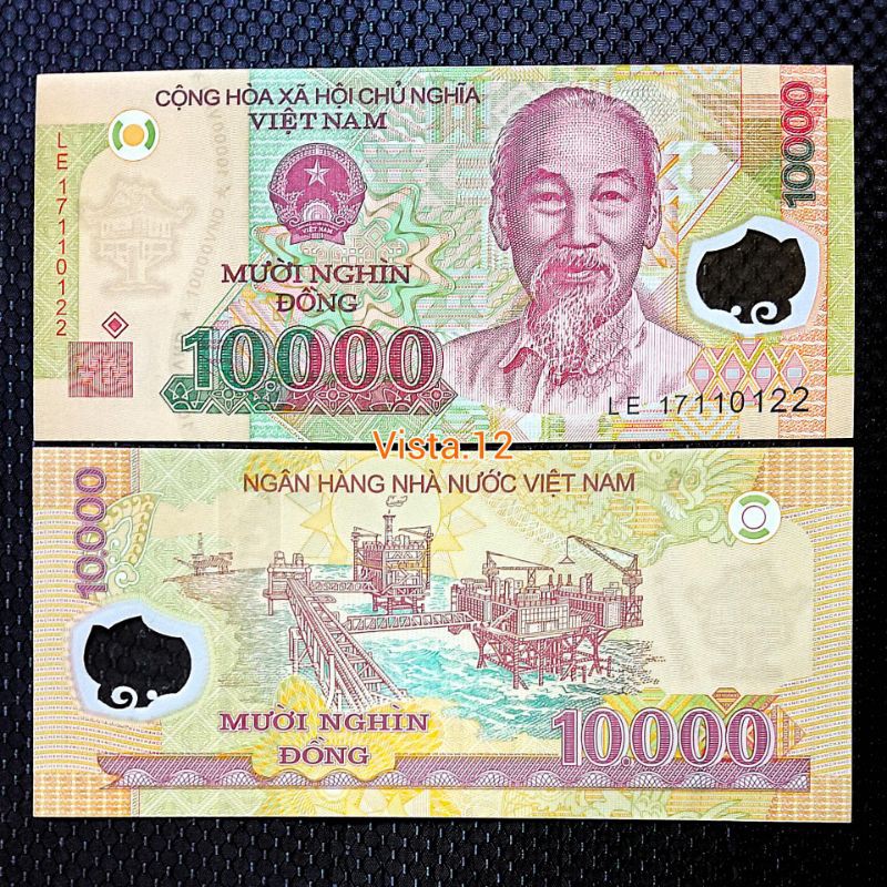 [Vista.12] Uang Vietnam 10.000 10000 dong polymer