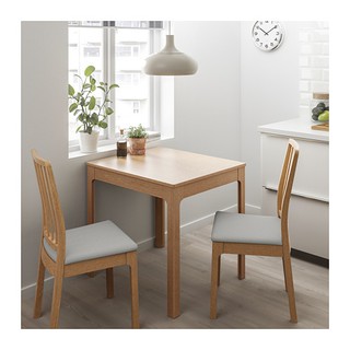 EKEDALEN Kursi kayu oak orrsta abu abu muda 43x51x95 cm EKEDALEN Kursi kayu oak orrsta abu abu muda 43x51x95 cm