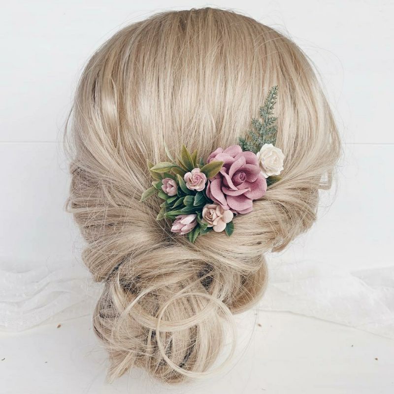 [Haircomb] Sirkam bunga mini / Headpiece bridesmaids / hairpiece bunga