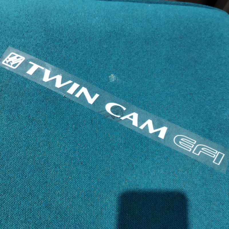Sticker Kaca belakang corolla twincam
