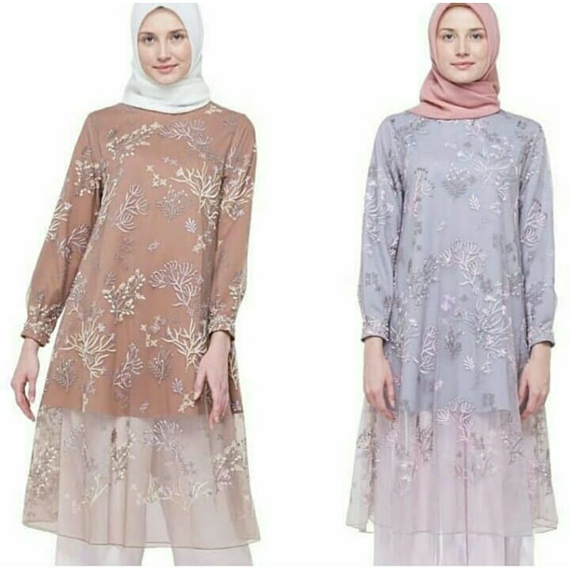 PL Nadien Tunik size L Ria Miranda FREE PASHMINA RIA MIRANDA