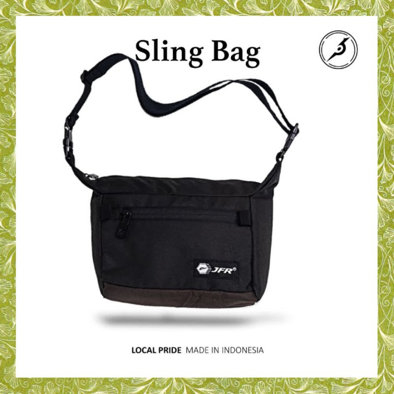 JFR TAS SELEMPANG SLEMPANG SLING BAG PRIA WANITA ORIGINAL BAHAN POLYESTER JT 24