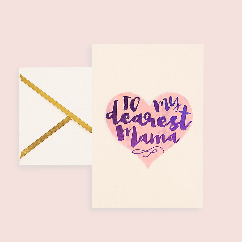 

Dearest Mama Greeting Card - Kartu Ucapan Hadiah Hari Ibu - LOULOUROSE