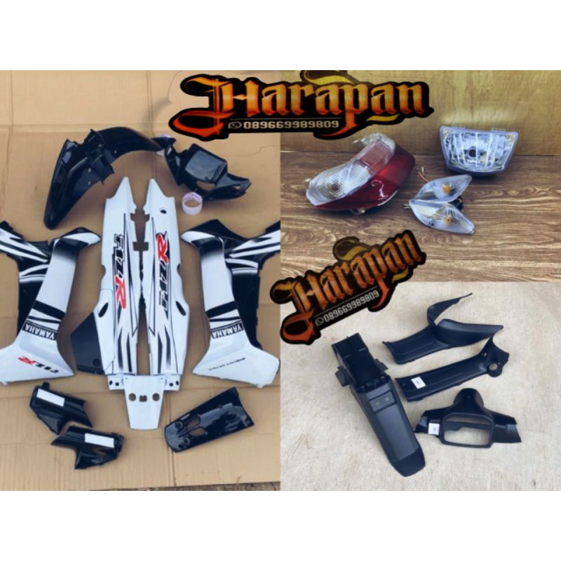 cover body halus Yamaha fiz R fiz r SE hitam putih full set body kasar reflektor lampu fiz R