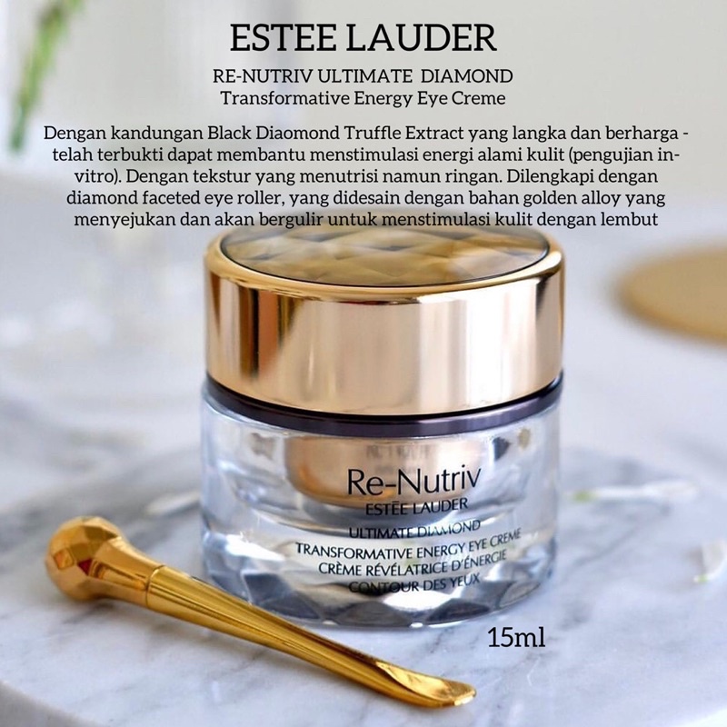 ESTEE LAUDER Re-Nutriv Ultimate Diamond Transformative Energy Eye Creme full size 15ml