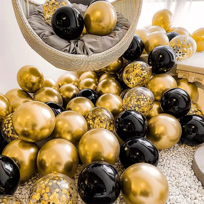 Balon latex metalik chrome / metalic balloon chrome 10inch (isi 50) balon  balon huruf  balon latex 