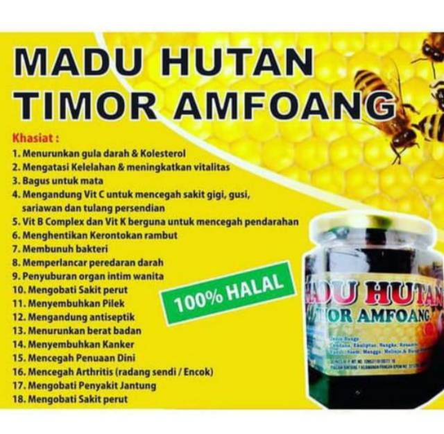 Madu Hutan Timor Amfoang Shopee Indonesia