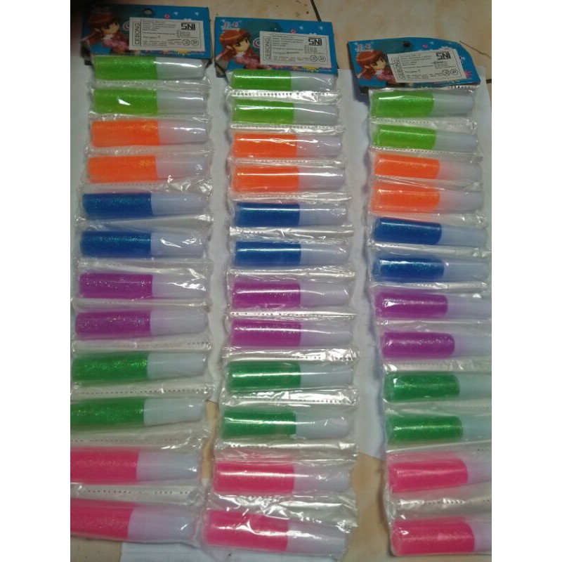 

gliter tembak perlmbr isi 12 pcs#grosIr mainan