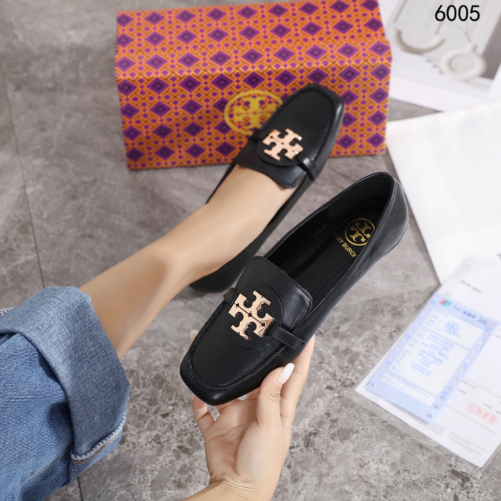 TB Miller Metal-Logo Loafers in Leather #6005