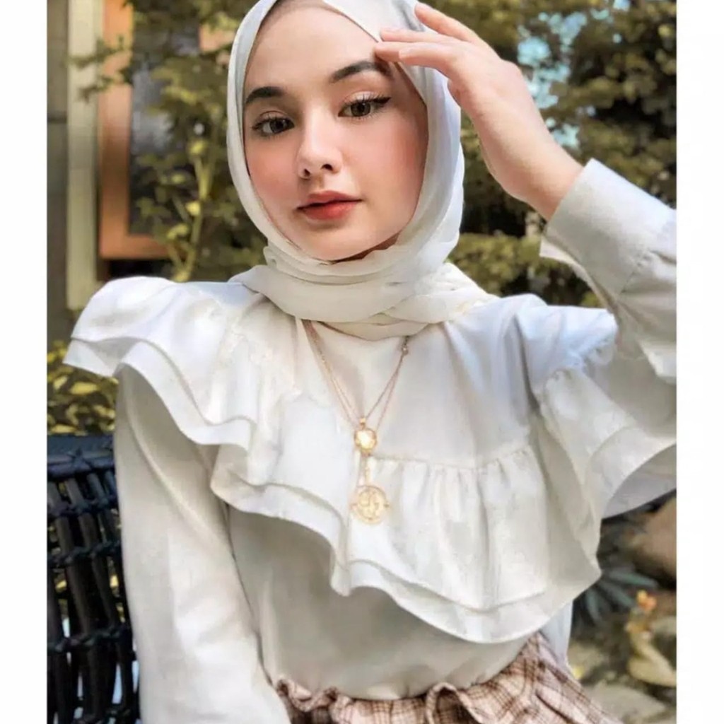 Kellya Blouse Atasan Top Muslim Fashion Wanita Terlaris