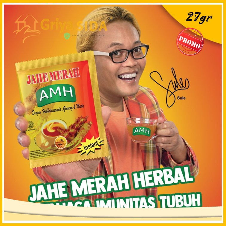 Minuman Traditional Jahe Merah AMH Amanah Super AMH  Original Harga Grosir