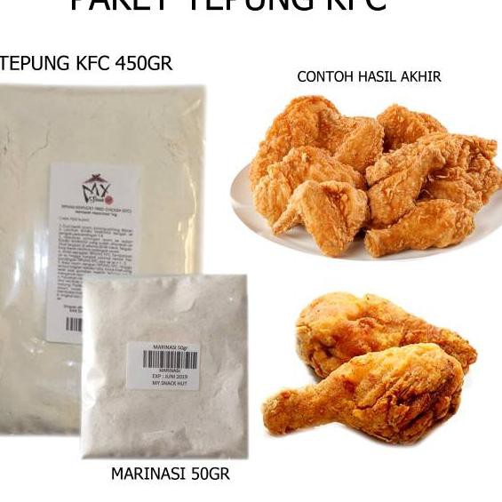 

BIG SALE PAKET TEPUNG KFC 500GR - KENTUCKY FLOUR MIX - BUMBU AYAM GEPREK - TEPUNG KRISPI KRISPY HALA
