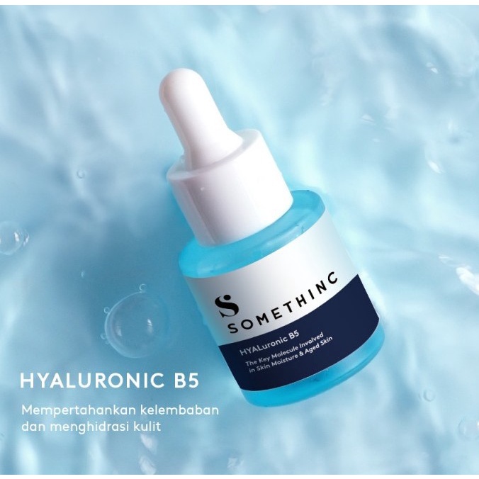 [PROMO SPESIAL] BPOM SOMETHINC HYALuronic 9 + B5 20ml 40ml Anti Kulit Kusam &amp; Flek Noda Hitam ORI