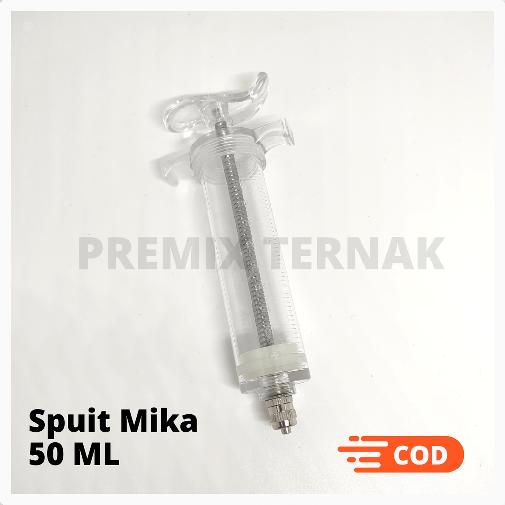 Spuit Mika TPX 50ml / Tabung Alat Suntik / Plastic Steel Syringe