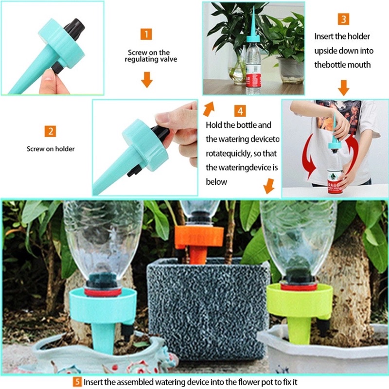 Automatic Watering / Water Cone Botol Valve Drip Tanaman Pot Irigasi