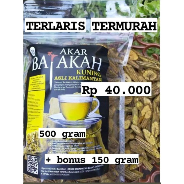 

Akar Bajakah akar kuning asli kalimantan obat herbal alami diabetes 500gram