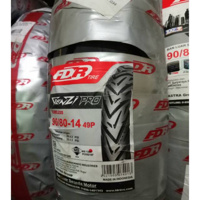 Ban FDR 90/80-14 GenziPro Tubeless