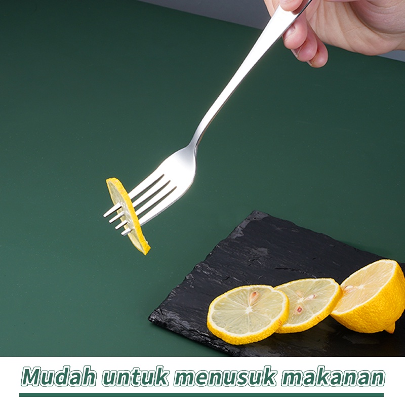 Letyeah &amp; Anantagt sendok garpu set stainless/Set 3 garpu stainless steel/garpu makan/set alat  Garpu makan stainless/stainless steel/Garpu Buah Stainless