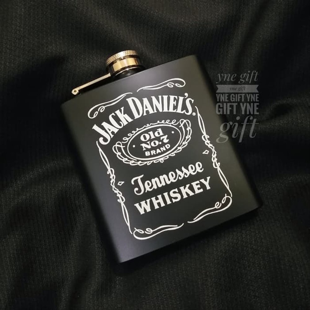 PROMO TAJAM COD Hip Flaskk Jack Daniels Black 6 Oz Botol Minum Hipflask Tempat Minum