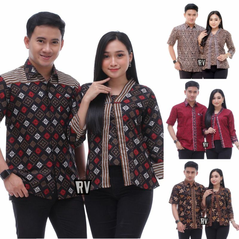 Jual BAJU COUPEL BATIK SARIMBIT PASANGAN KAPELAN SERAGAM BATIK KERJA ...