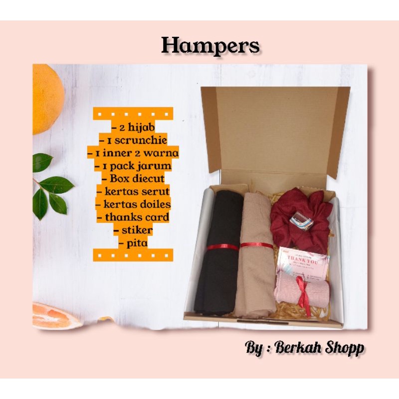 

Hampers Paket A // Hampers Hijab / Hampers Dompet / Hampers Kacamata //