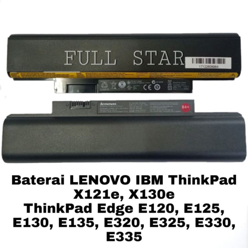 Baterai Original Laptop Lenovo Thinkpad Edge E120 E125 E130 E135 E320 E325 E330 E335