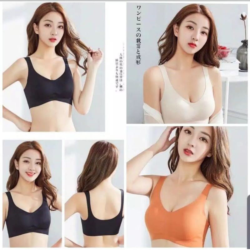 ZERO FEEL SEAMLESS PUSH UP BRA BH TANPA KAWAT JAPAN STYLE