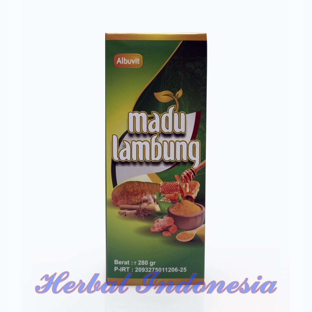 Madu Lambung ALBUVIT 280gr | Madu Lambung Herbal Maag Lambung Gerd | Gangguan Pencernaan