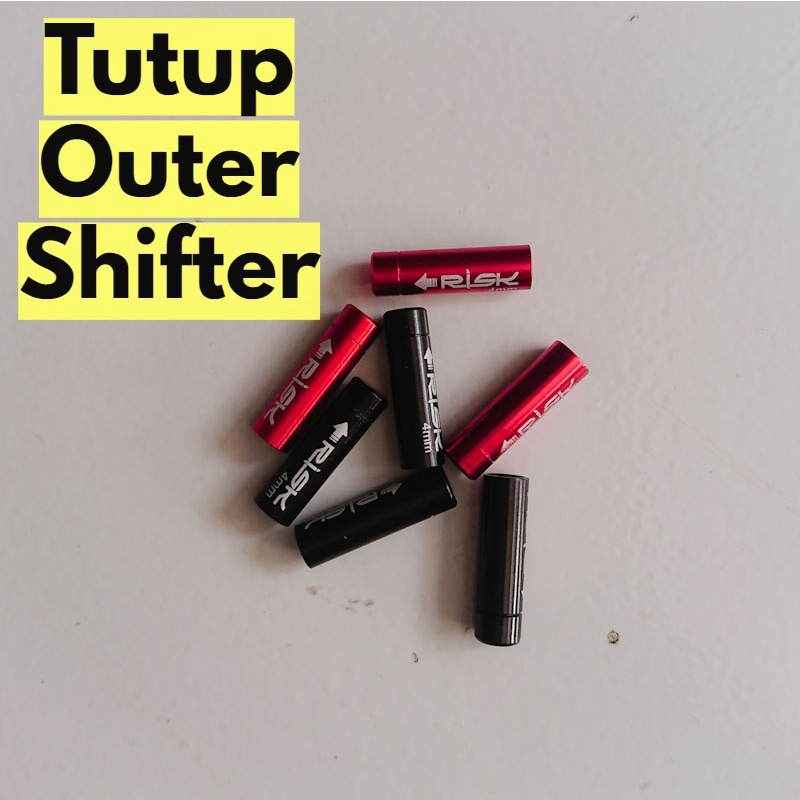 Tutup Ujung Kabel Luar Shifter Sepeda End Cap Outer Shifter RISK