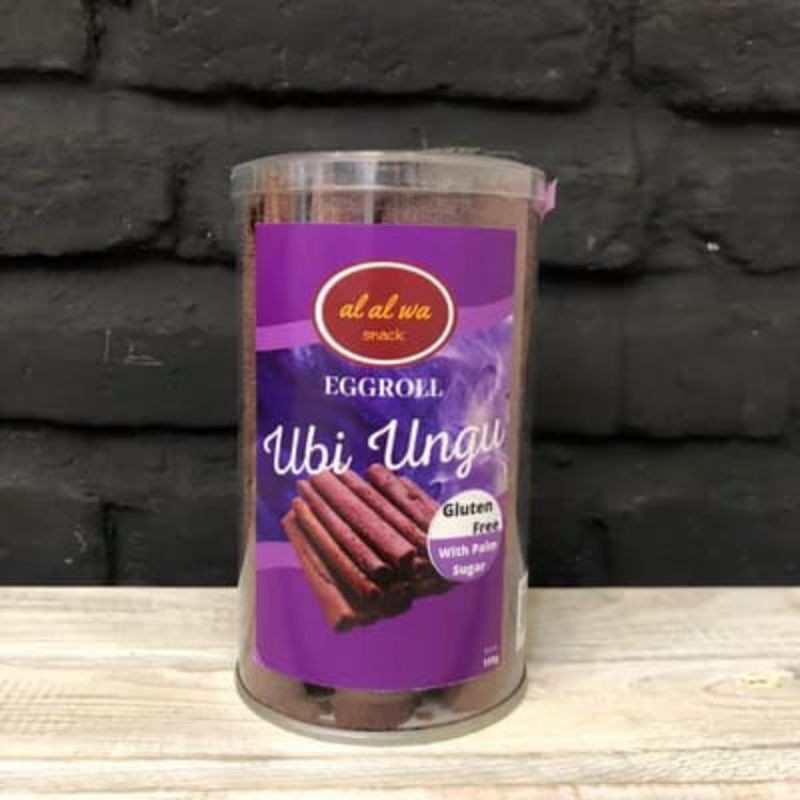 

TERENAK !! Eggroll Ubi Ungu 130gr By Al Al Wa Snack SKOMILL