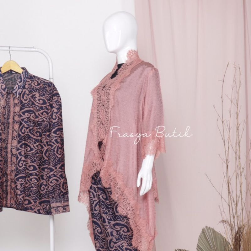 Nagita Outer Lace ( HANYA ATASAN ) Bahan Viscose | Dress Outer Lace Viscose