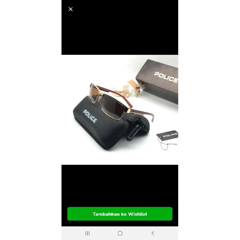 kacamata fashion pria Police P24 super free cleaner