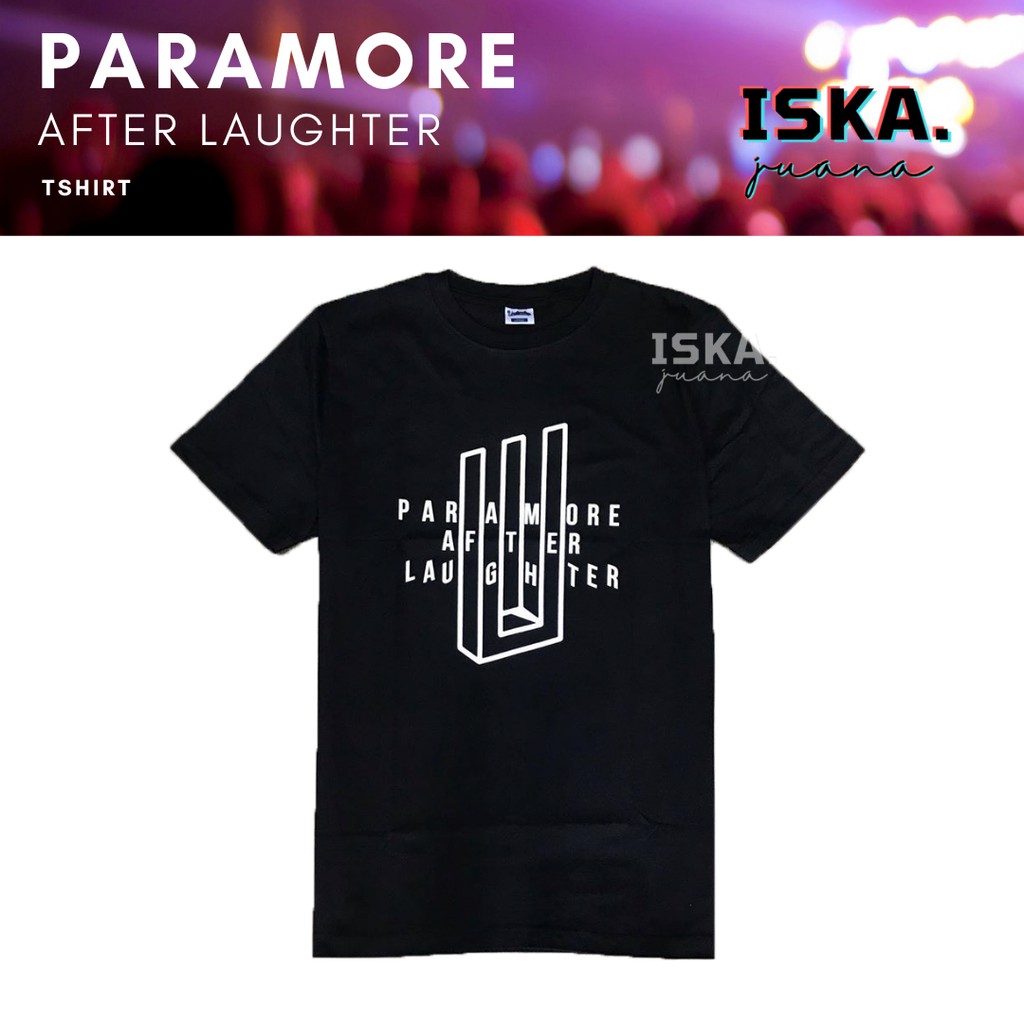 KAOS BAND PARAMORE AFTER LAUGHTER HITAM