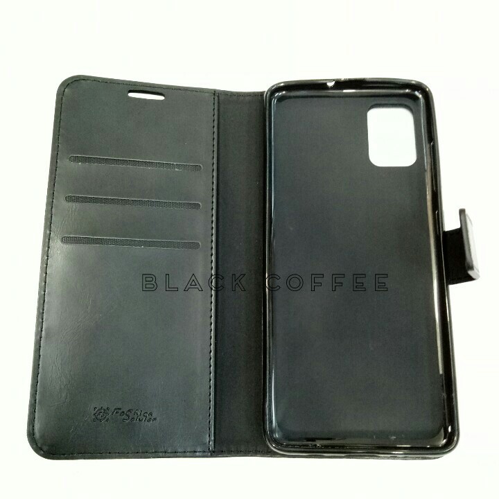 sarung buku kulit samsung A51 2019 LEATHER CASE FASHION samsung