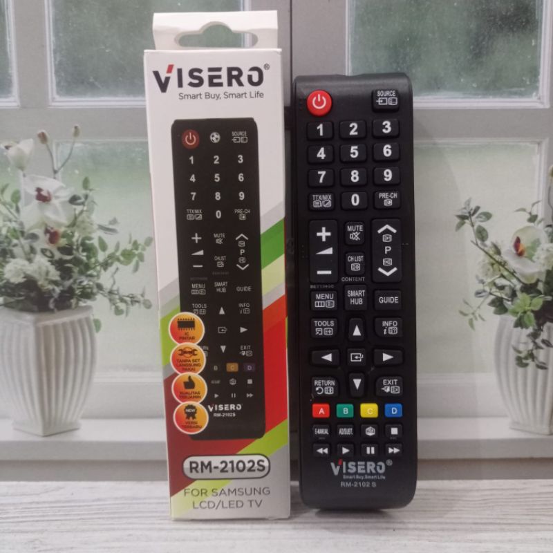 Remote TV LED LCD Visero berbagai merk TV