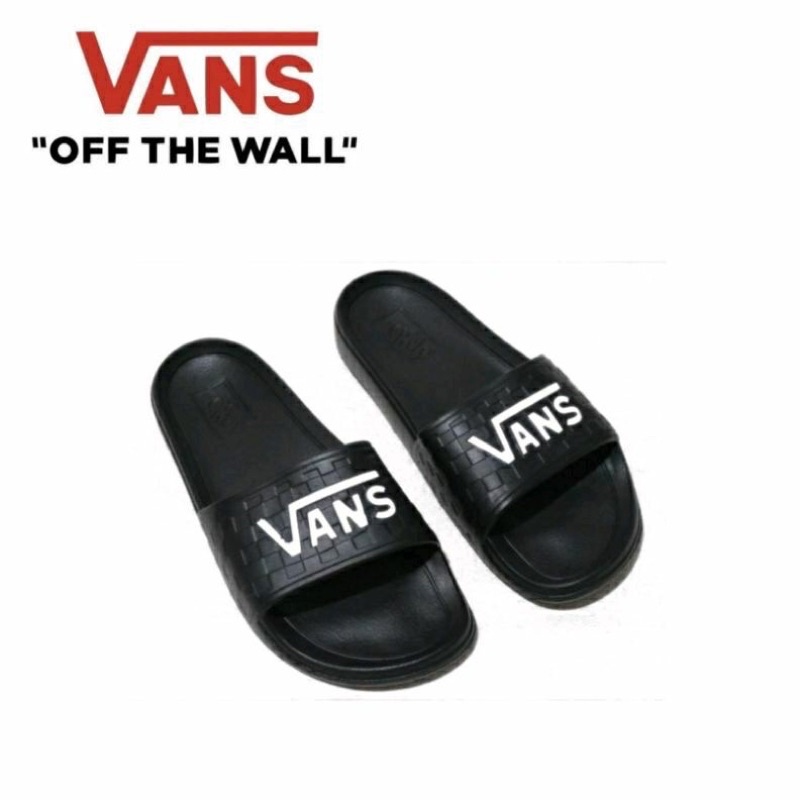 Vans Slide Black Check balck Original