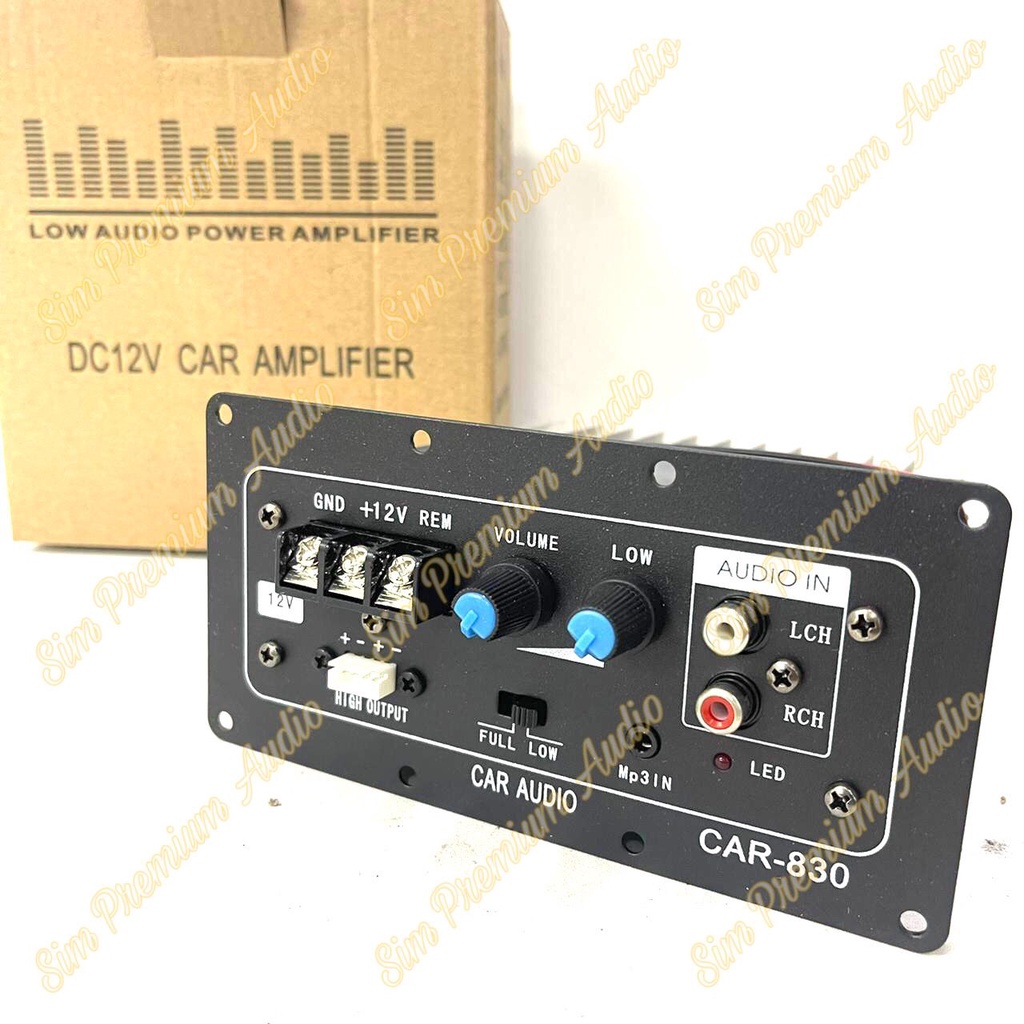 Power Kit Subwoofer Mesin Aktif Basstube Car830 car 830