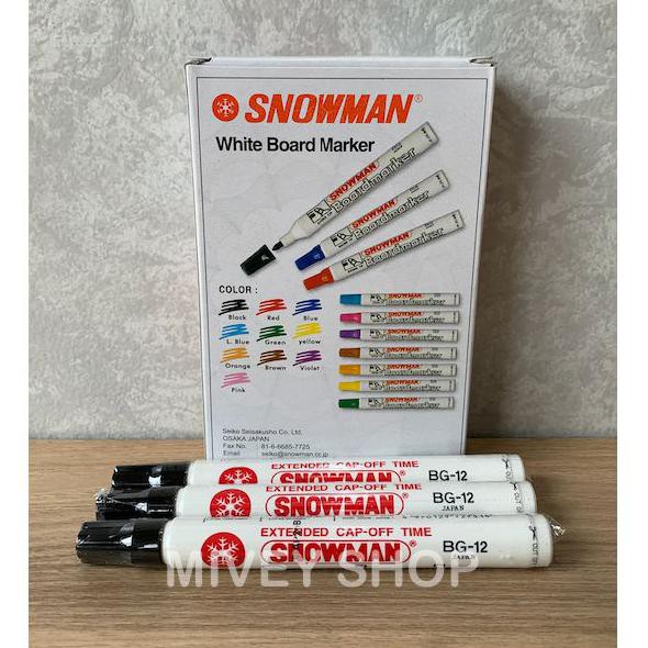 

Diskon Spidol Snowman Boardmarker/ Spidol Papan Tulis BG-12 Cuci Gudang Awal Tahun