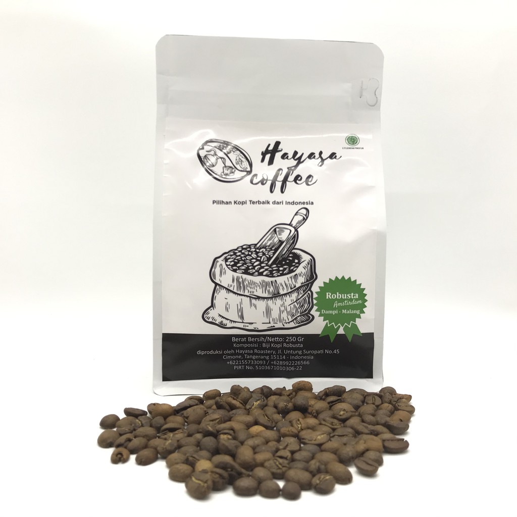 

Kopi Hayasa Amstirdam Dampit Malang Robusta - 250 Gr