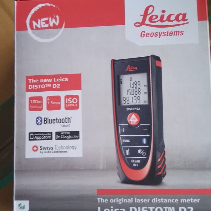 Meteran Laser Leica Disto D2 - Pengukuran Jarak Akurat dan Praktis
