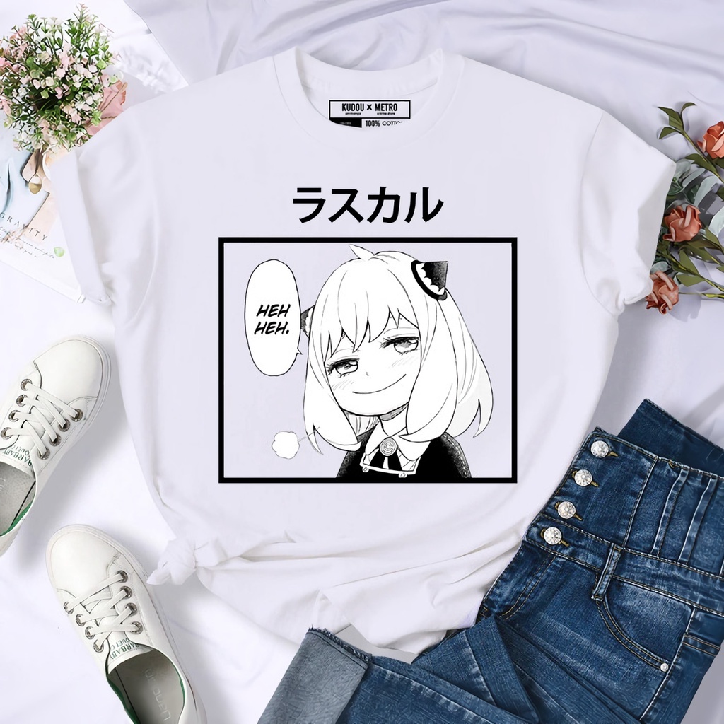 Tshirt Anya Cute Laugh Anime Manga SPY x Family Premium Unisex