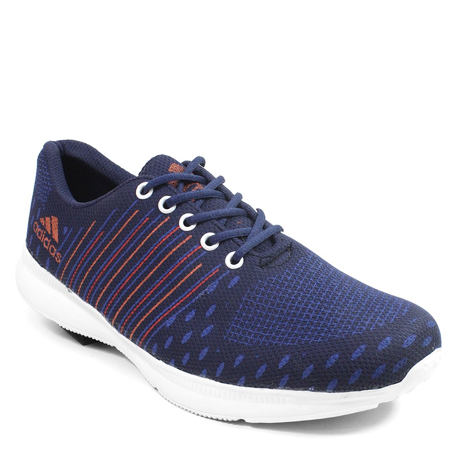 PROMO !! SEPATU ADIDAS RUNNING NAVY/ SNEAKERS OLAHRAGA PRIA / OUTDOOR JOGGING FITNESS SPORT TERLARIS