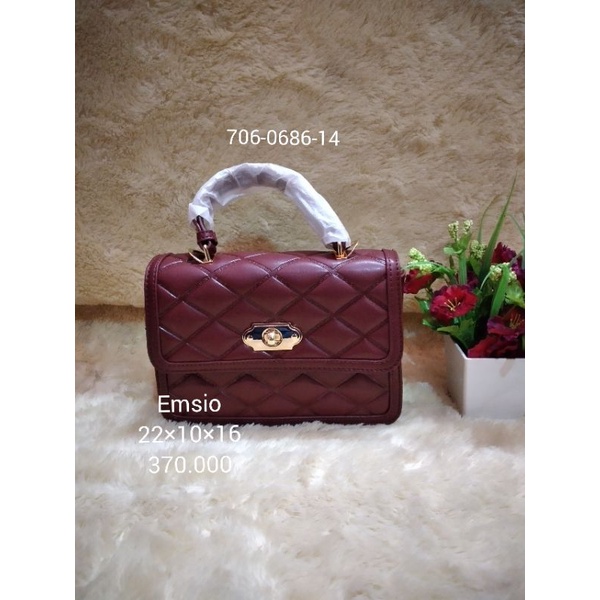 preloved tas kulit wanita emsio