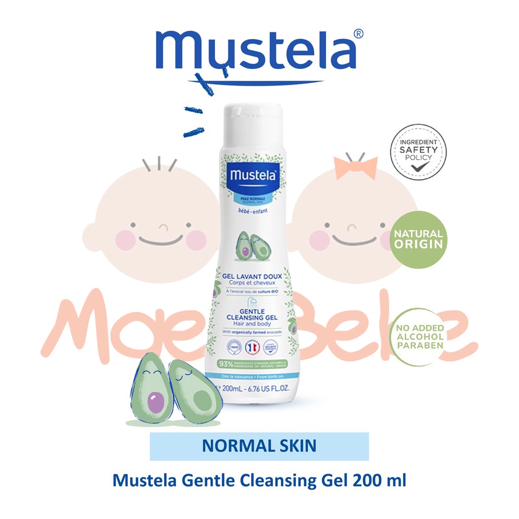 [PROMO] Mustela Gentle Cleansing Gel Hair &amp; Body 200ml