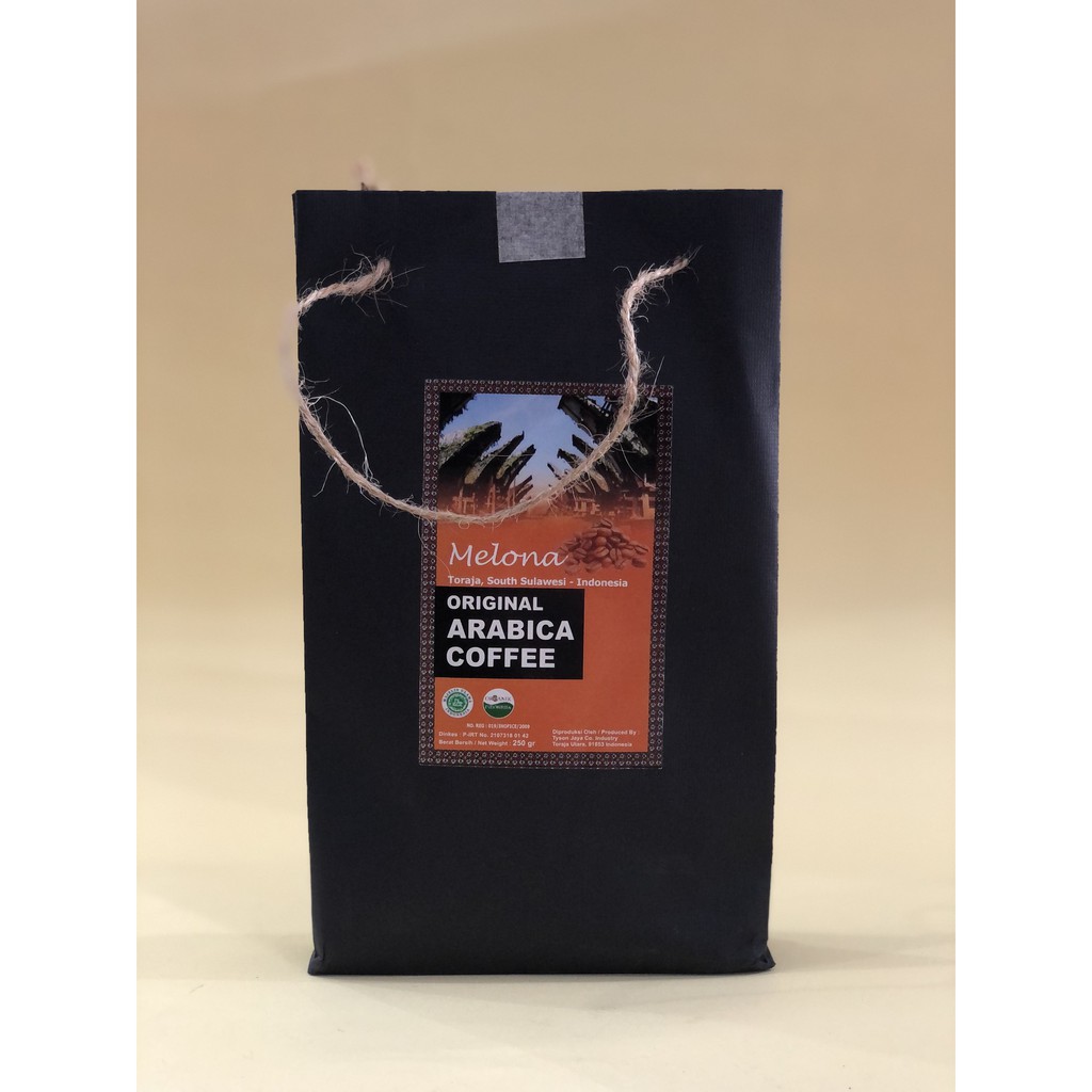 

KOPI TORAJA MELONA - ORIGINAL ARABICA COFFEE 200gr
