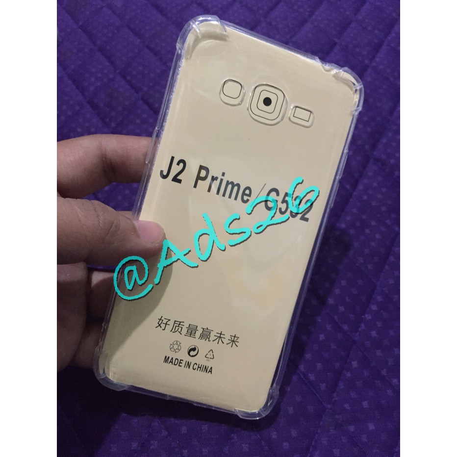 SoftCase Anticrack Samsung Galaxy J2 Prime/Soft Casing Cover Clear