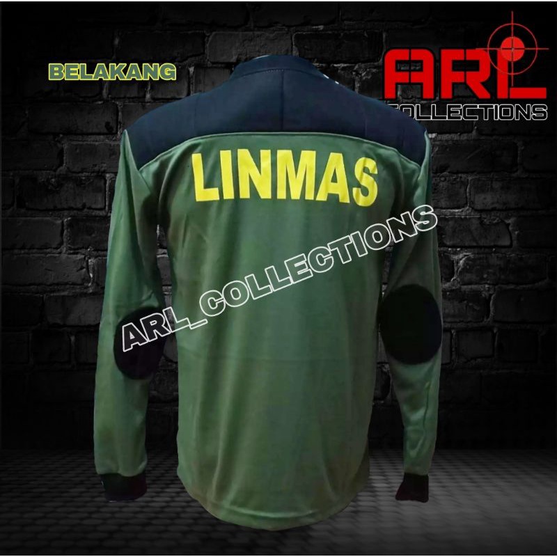 kaos panjang linmas hansip/kaos tangan panjang linmas