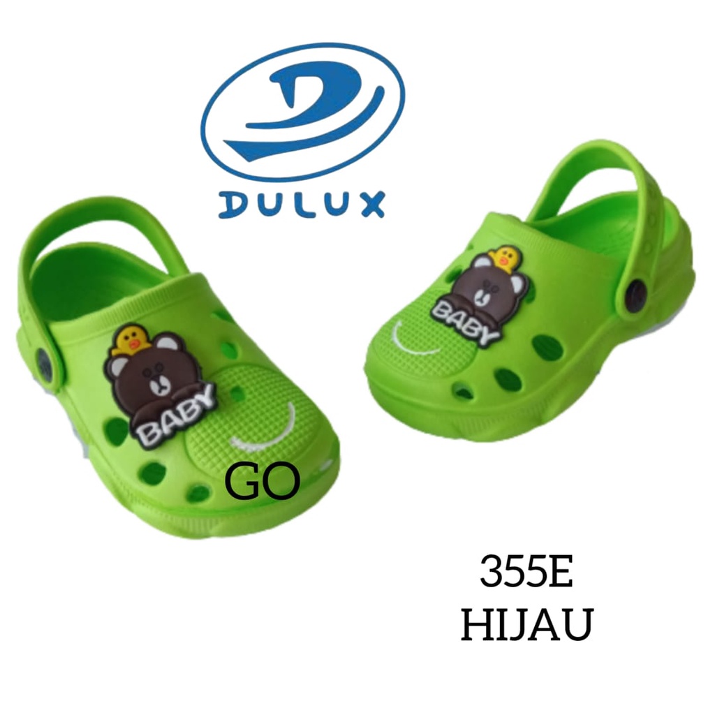 gof DULUX 355E Sandal Baim Balita Baby Bear Tali belakang Sandal Anak Laki Laki Cowok Karakter Line Baby