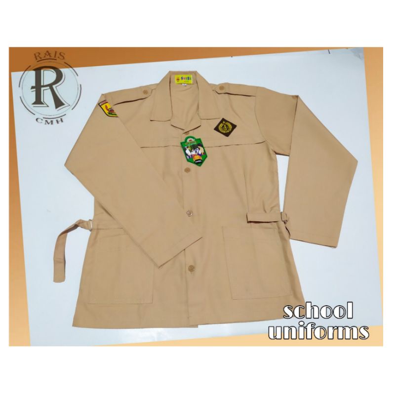 baju pramuka gesper perempuan smp sma seragam sekolah