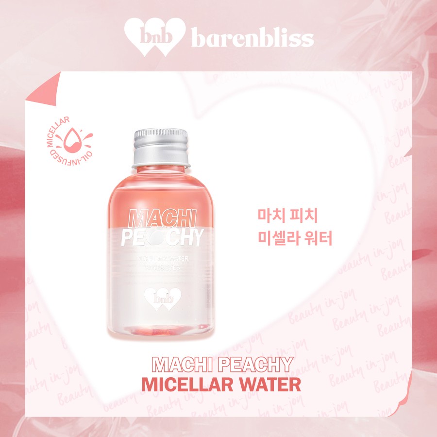 ★ BB ★ BNB barenbliss Machi Peachy Micellar Water - Mineral Oil Free 100ml